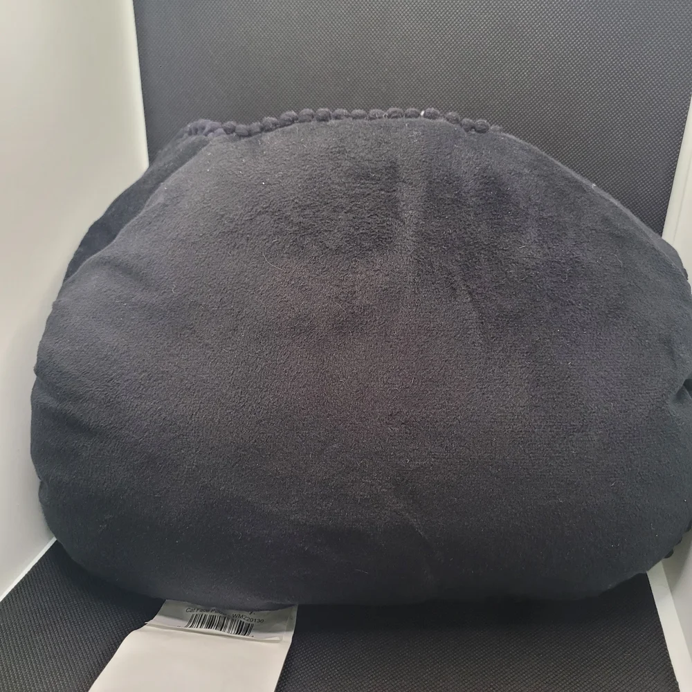 Halloween Cat Pillow - Black and Orange